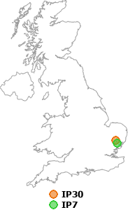 map showing distance between IP30 and IP7