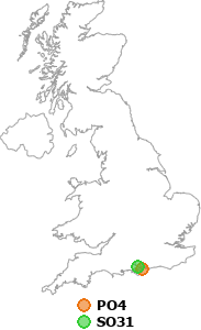 map showing distance between PO4 and SO31